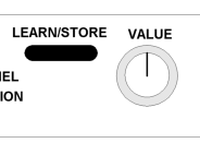 Learn Store buttons and Value knob