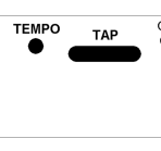 Tempo LED and Tap button