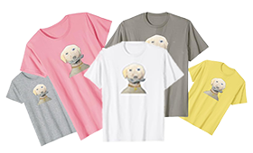 Some tee shirts for the Molson The Dog.