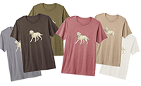 Molson The Dog at-the-ready tee shirts image