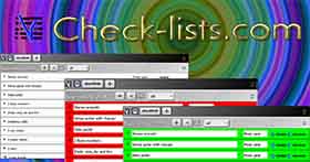 The open graphics image for this page showing several screen shots of the Check-lists.com app. 